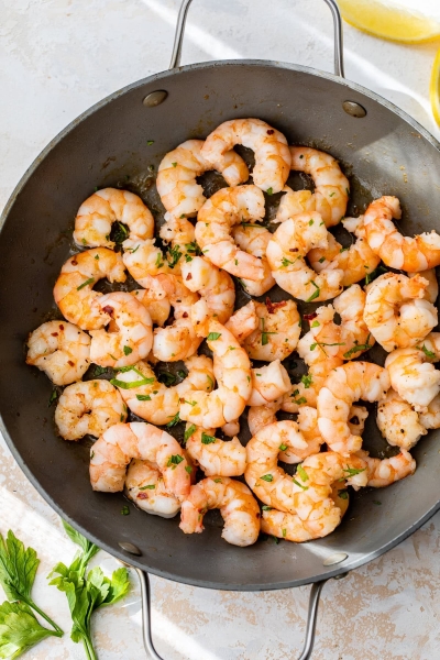 Pan Seared Shrimp