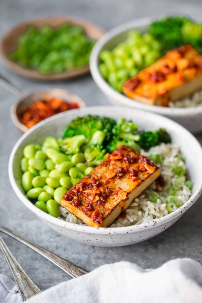 Pan Seared Tofu Bowls