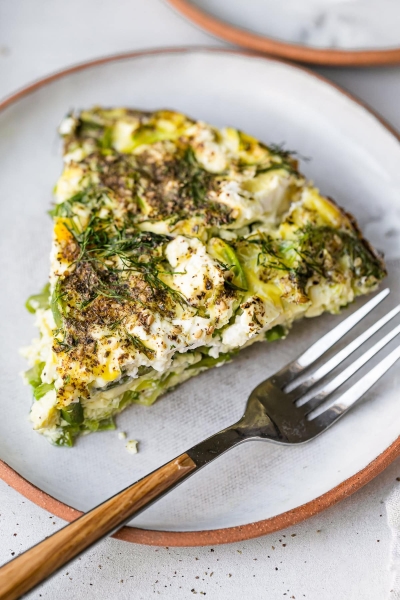 Spring Vegetable Crustless Quiche