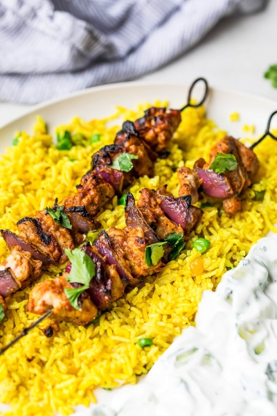 Chicken Tikka – Grilled Tikka Kebab Skewers