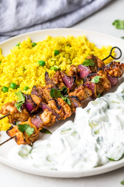 Chicken Tikka – Grilled Tikka Kebab Skewers