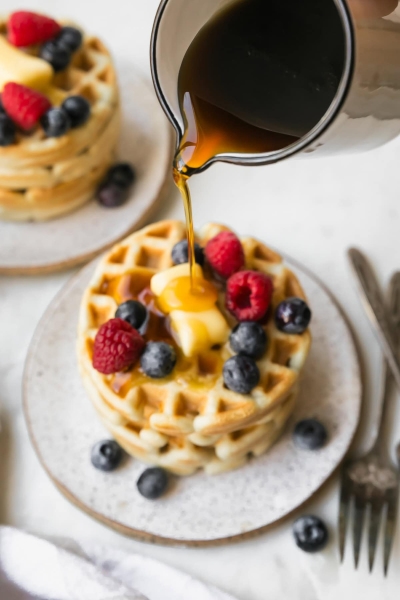 Sourdough Discard Waffles