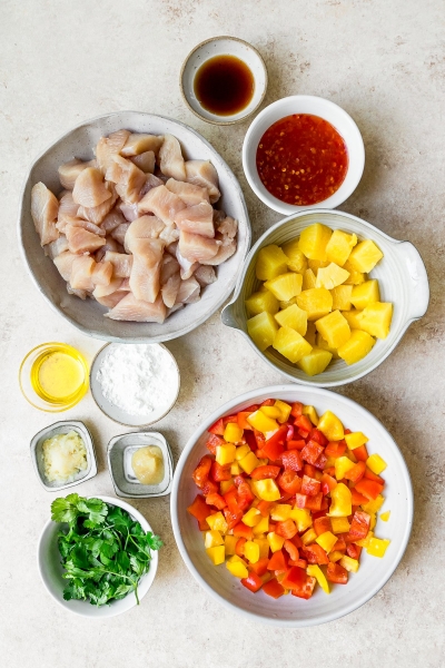 Thai Pineapple Chicken Stir Fry
