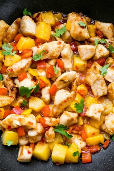 Thai Pineapple Chicken Stir Fry